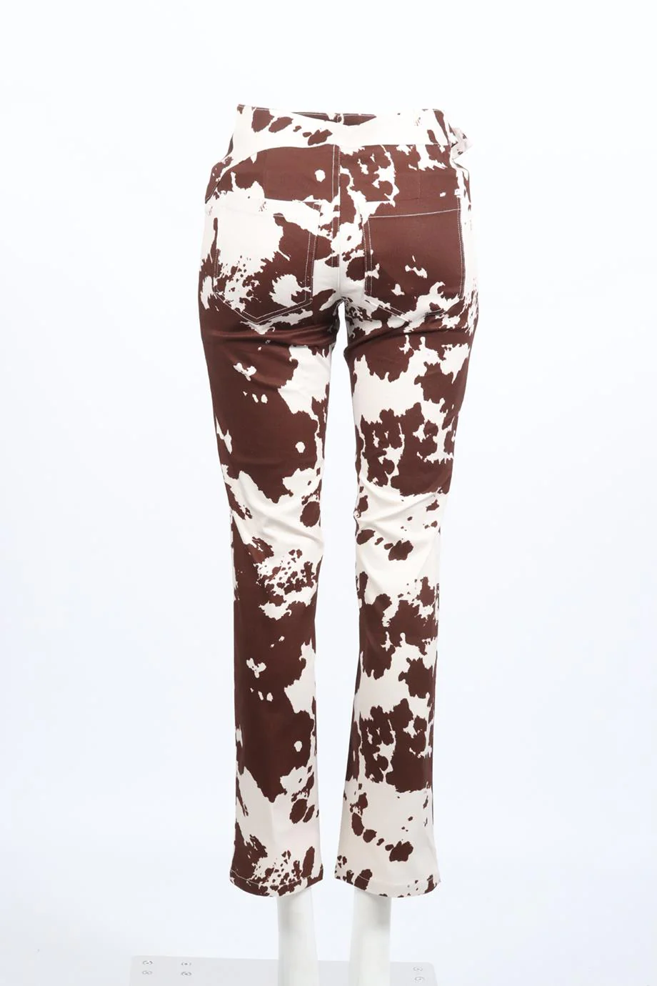 MIAOU COTTON BLEND STRAIGHT LEG PANTS SMALL - Image 4