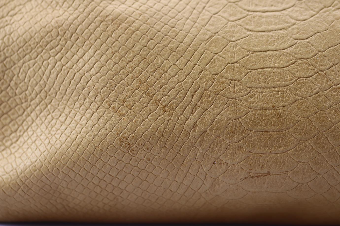 MICHAEL KORS CROC EMBOSSED LEATHER TOTE BAG - Image 8