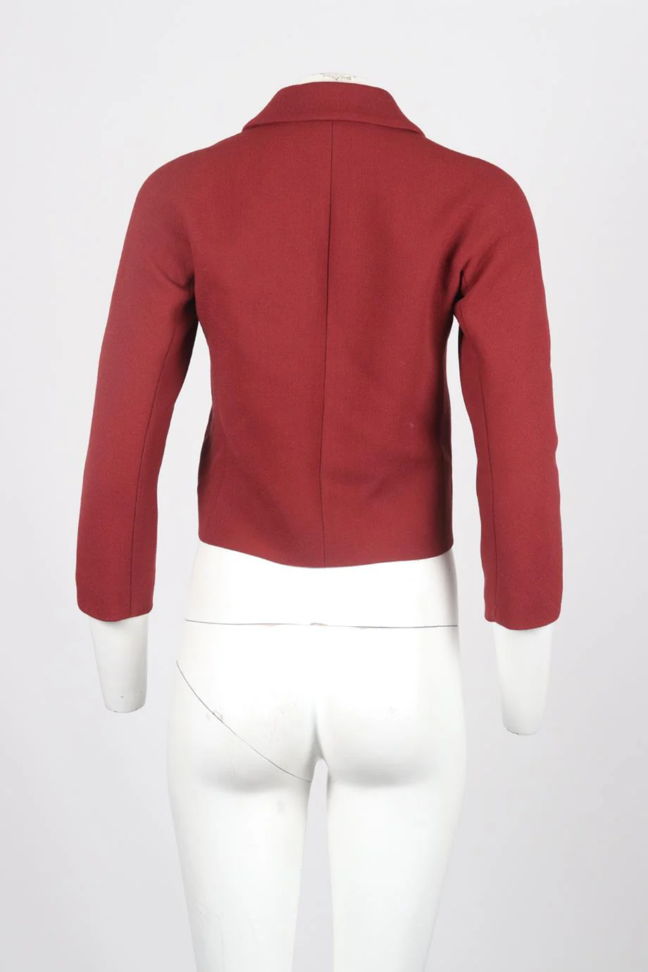 MICHAEL KORS CROPPED WOOL JACKET US 2 UK 6 - Image 4