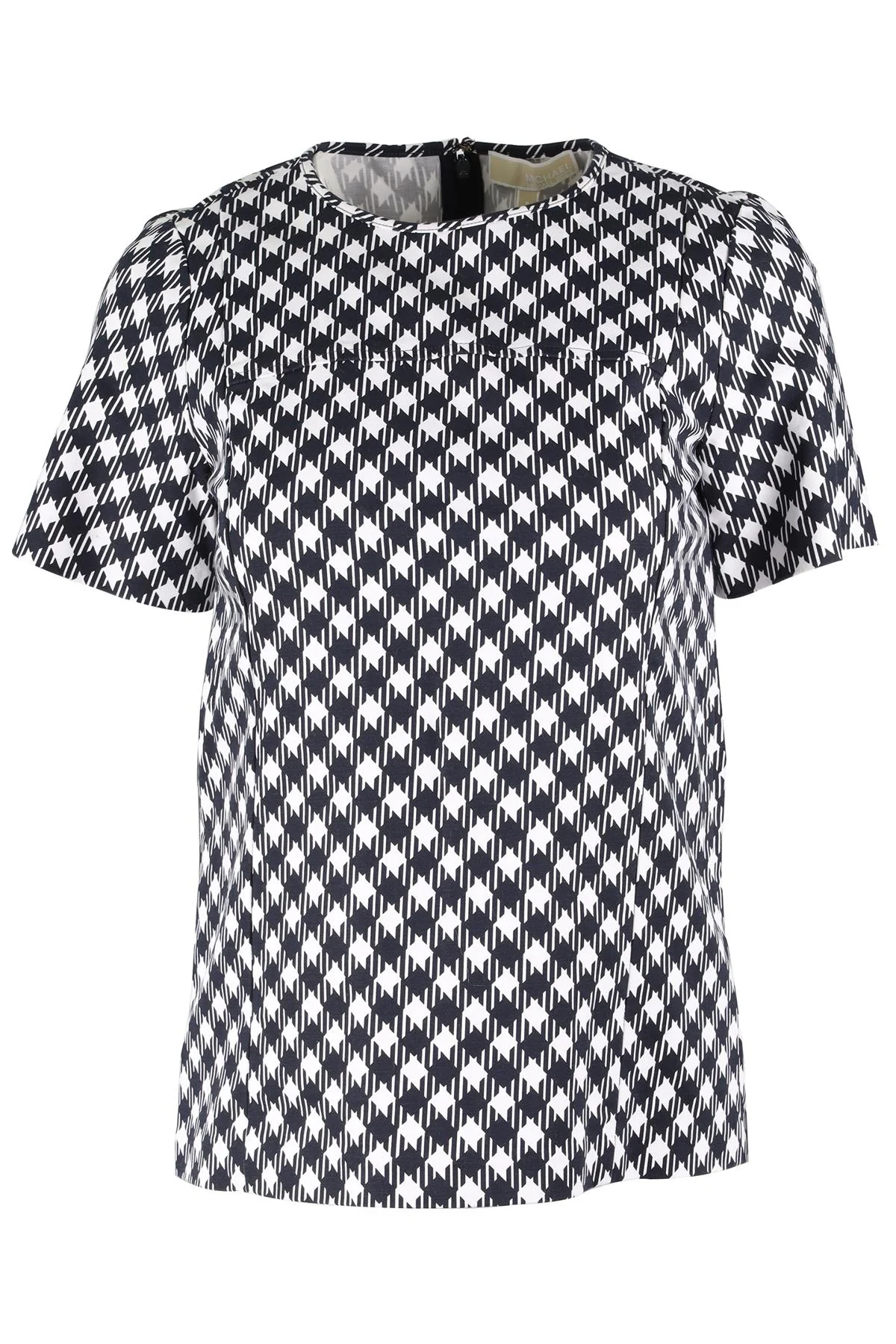 MICHAEL MICHAEL KORS BLUE COTTON BLEND TOP SMALL