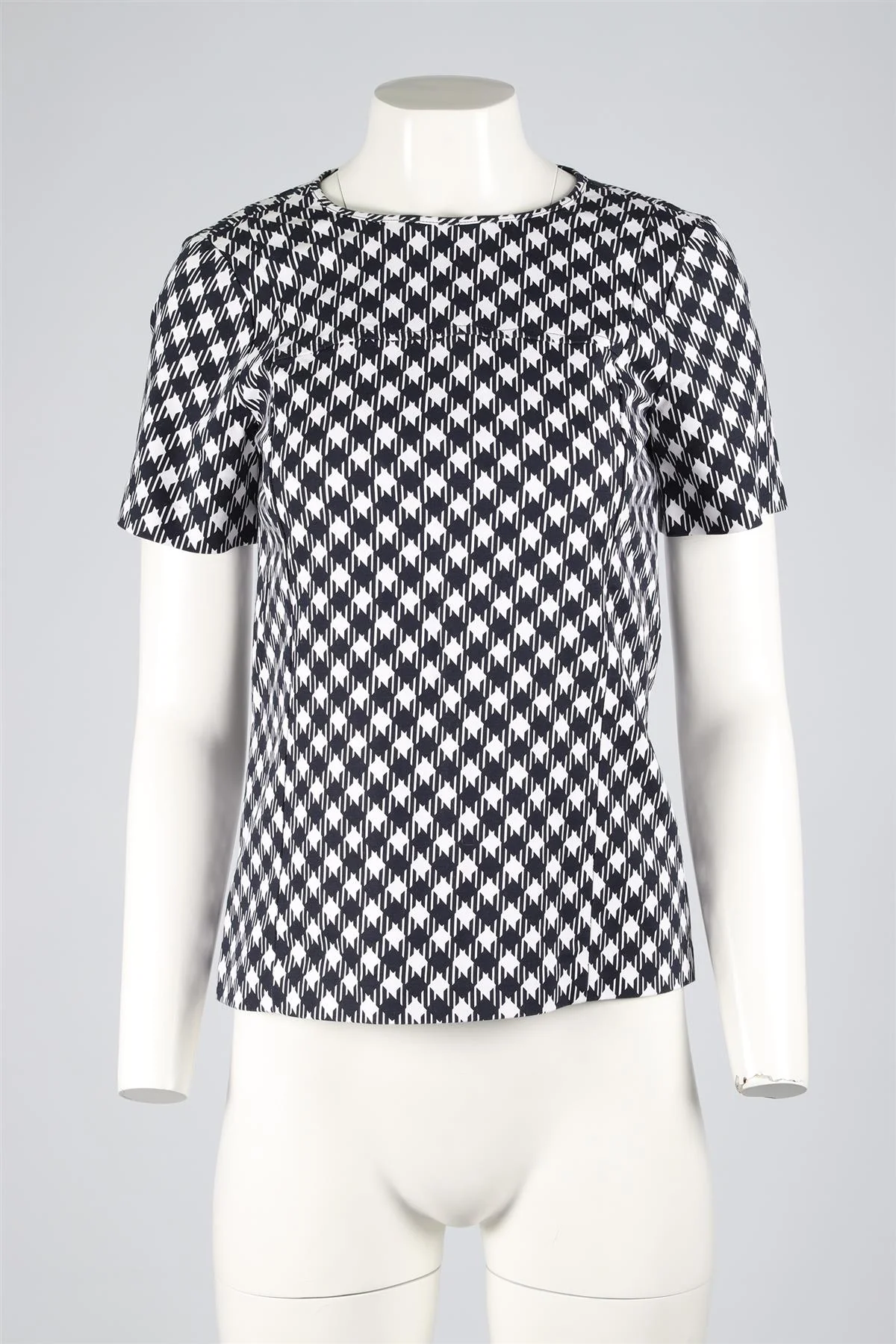 MICHAEL MICHAEL KORS BLUE COTTON BLEND TOP SMALL - Image 2