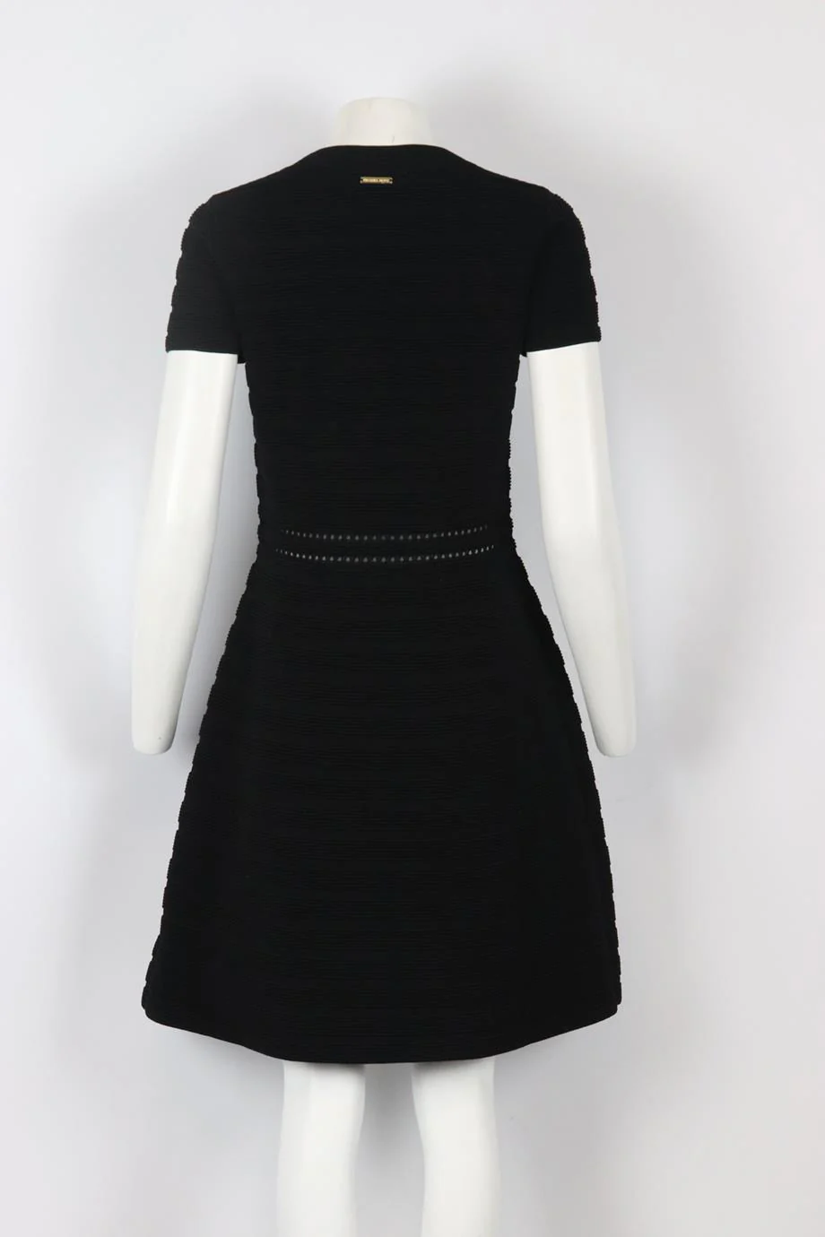 MICHAEL MICHAEL KORS RIBBED KNIT MINI DRESS LARGE - Image 4