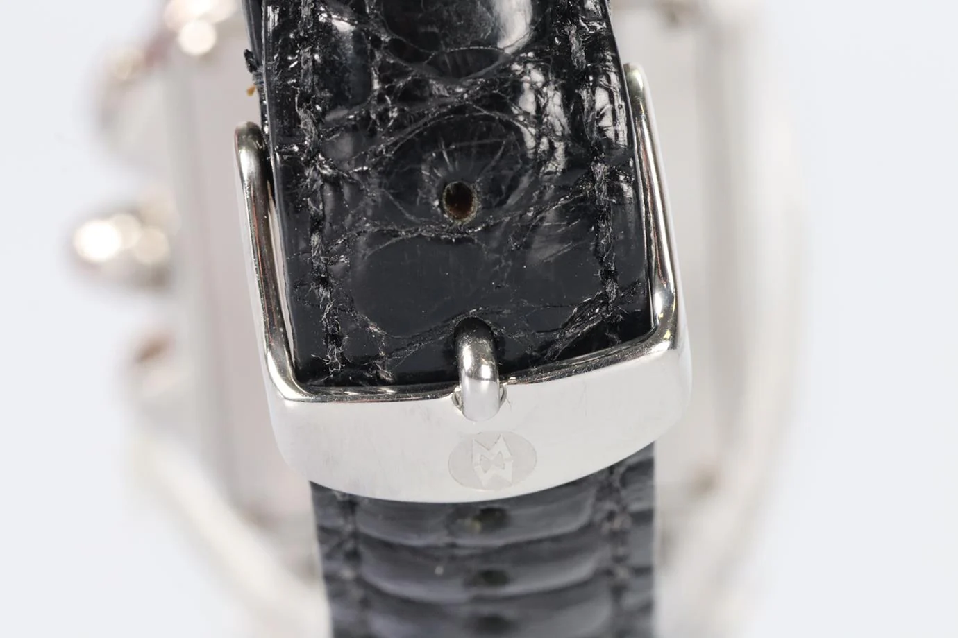 MICHELE DECO 71-6000 STAINLESS STEEL AND LEATHER WRIST WATCH - Image 10
