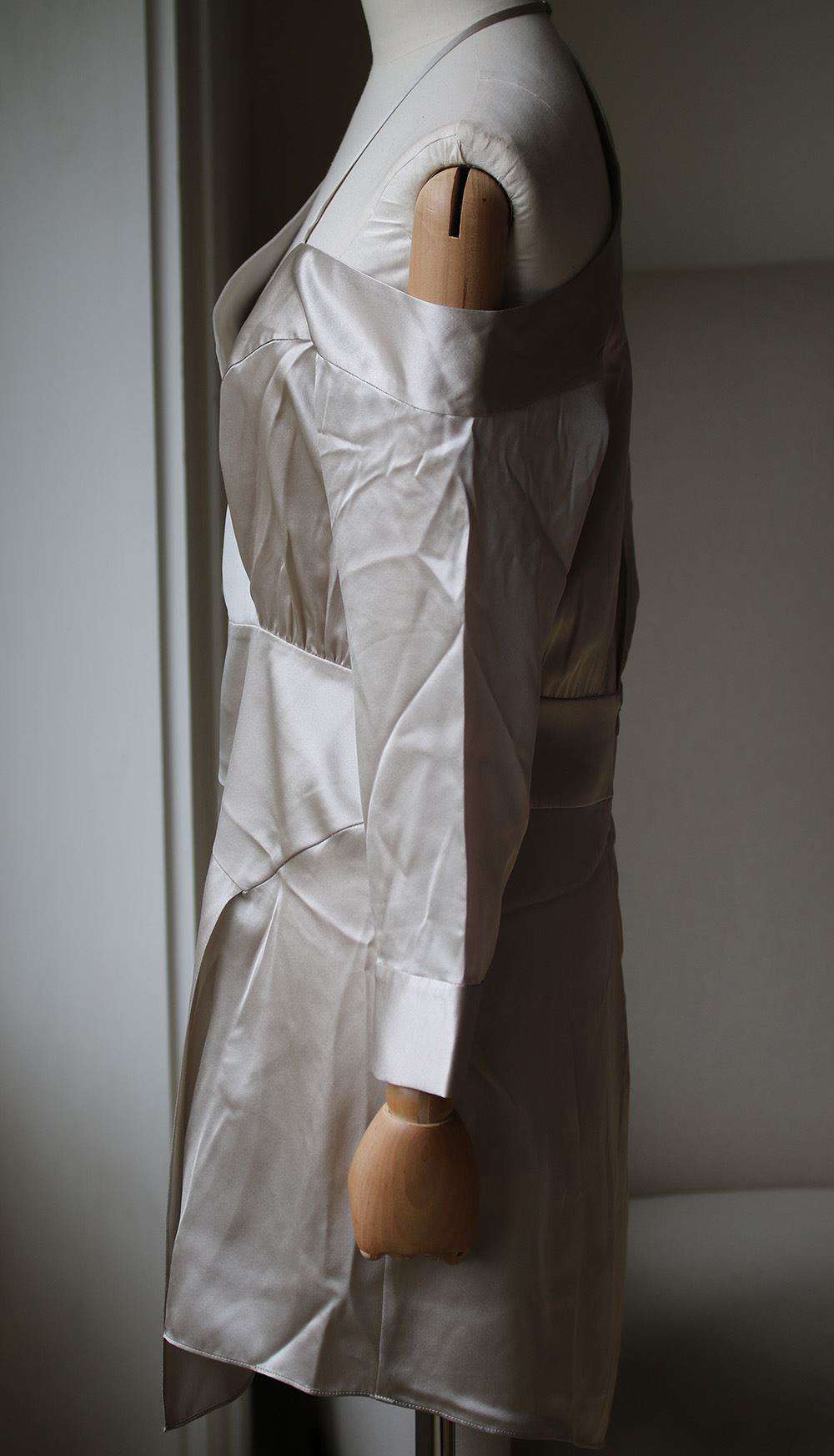 MICHELLE MASON OFF SHOULDER MINI DRESS US 2 UK 6 - Image 4