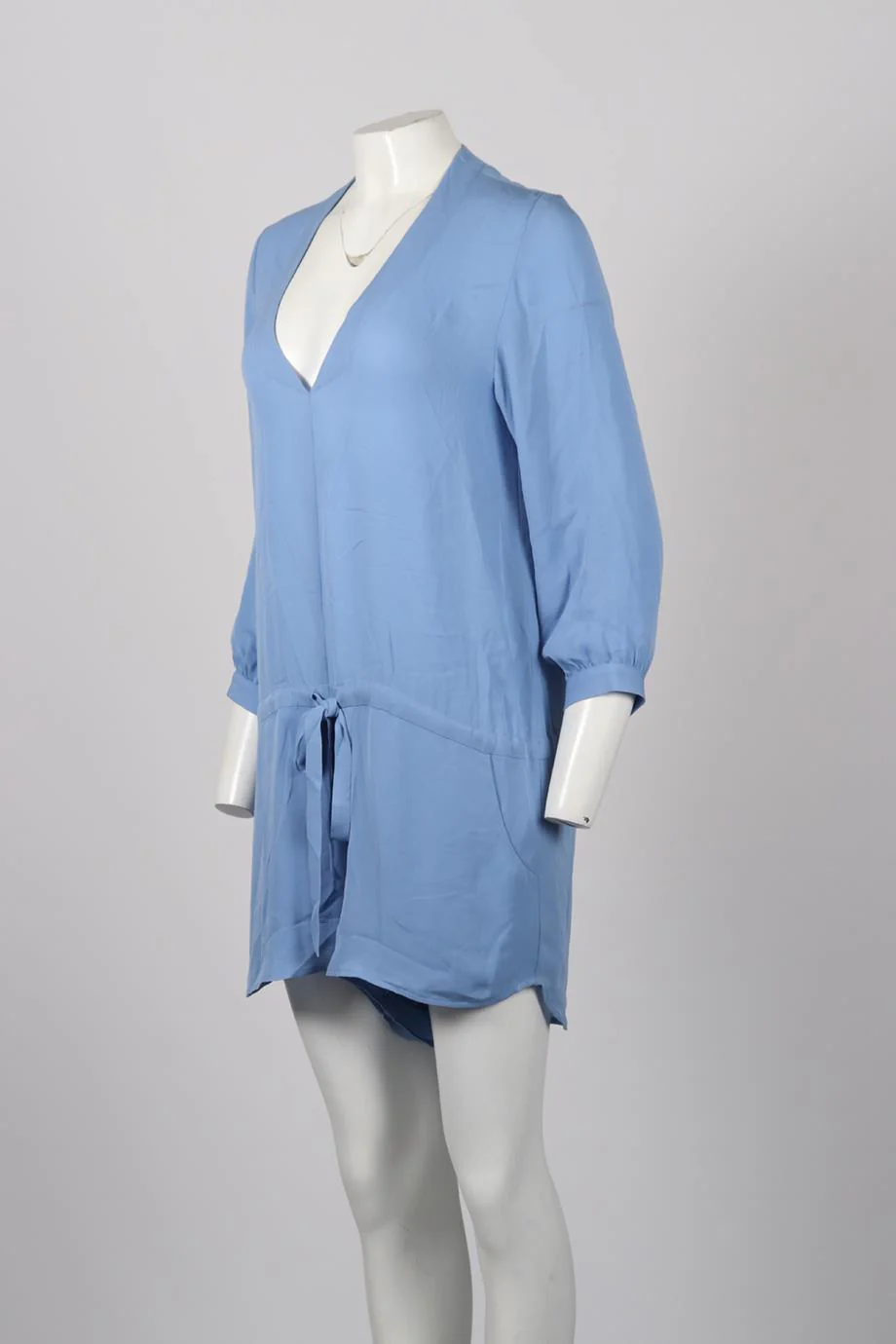 MICHELLE MASON SILK PLAYSUIT US 4 UK 8 - Image 3