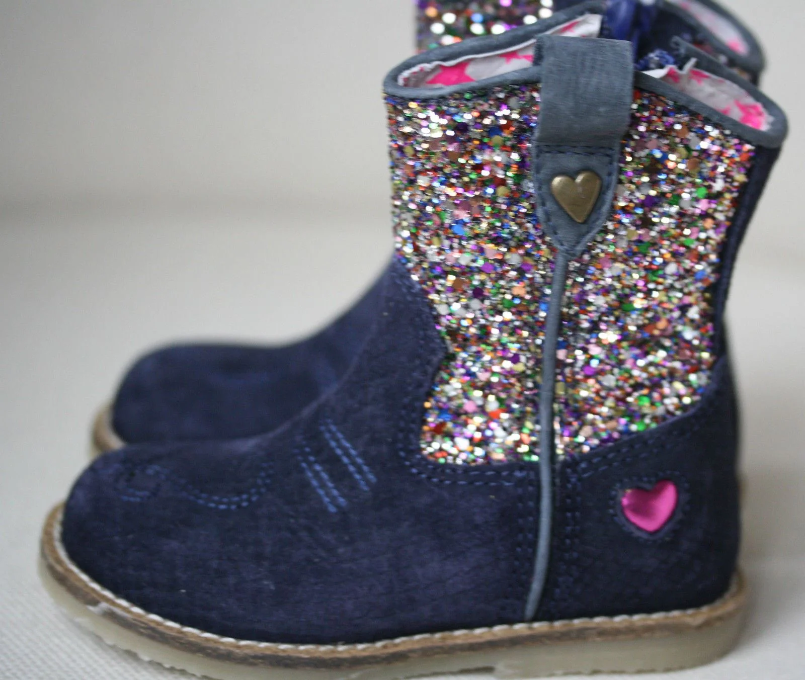 MIMPI BABY GIRLS SEQUIN BOOTS EU 20 UK 4 US 5 - Image 2