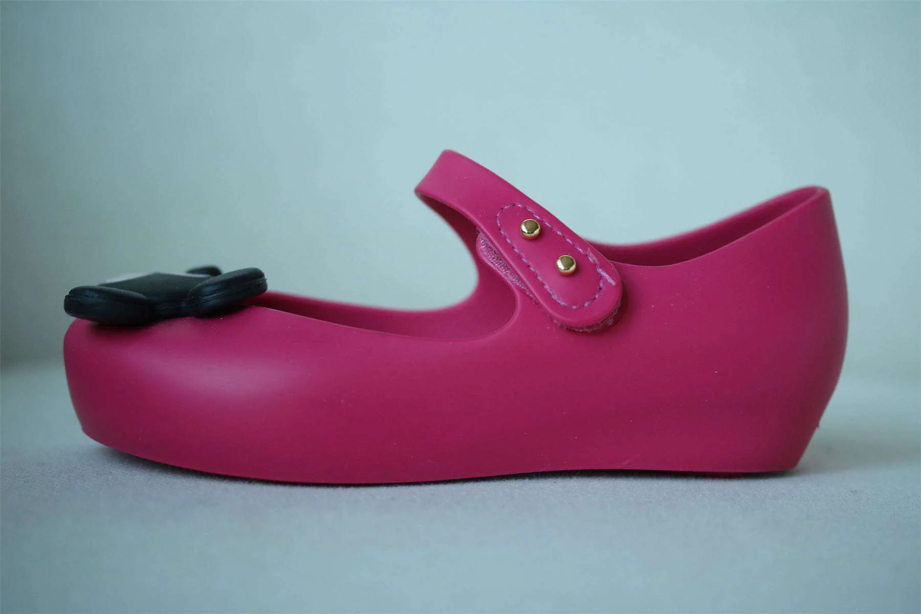 MINI MELISSA GIRLS BRIGHT PINK MINNIE MOUSE JELLY SHOES EU 27 UK 9 - Image 2