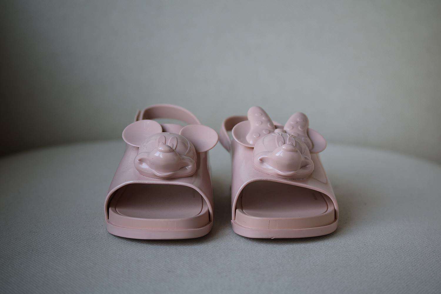 MINI MELISSA GIRLS MICKEY AND MINI MOUSE JELLY SANDALS EU 27 UK 9 - Image 2
