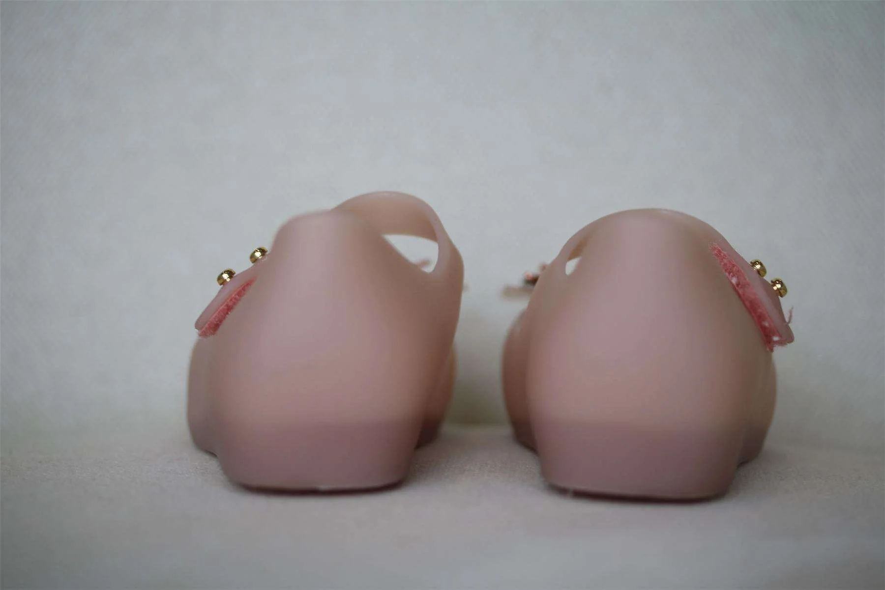 MINI MELISSA GIRLS PINK BUTTERFLY JELLY SHOES EU 24 UK 7 - Image 4