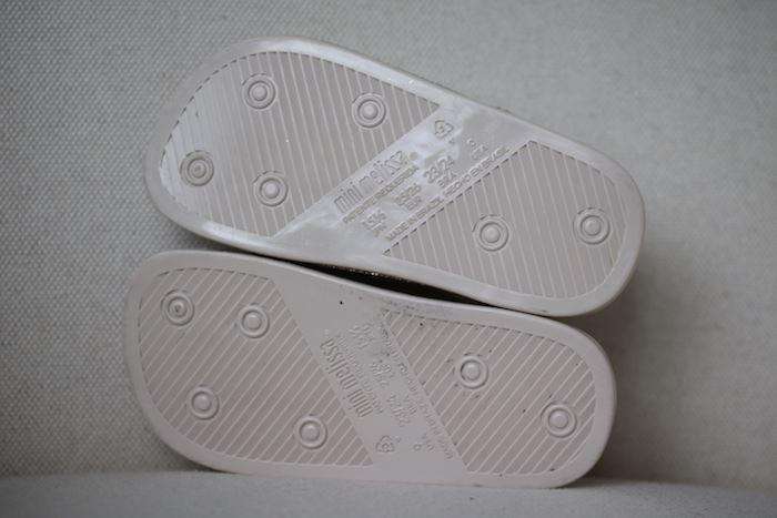MINI MELISSA GOLD GLITTER JELLY SANDALS EU 25-26 UK 8 - Image 4