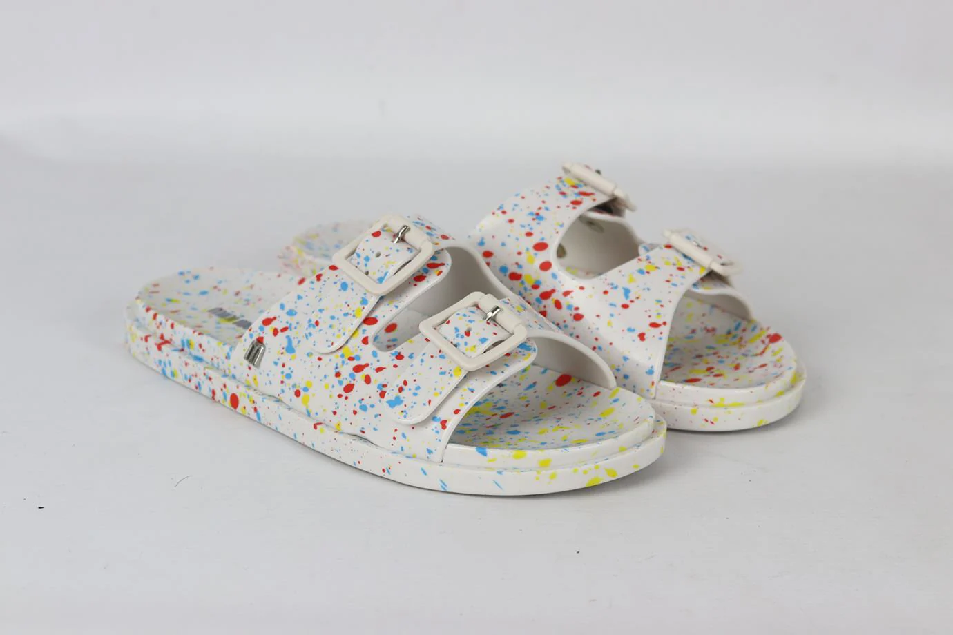 MINI MELISSA KIDS GIRLS RUBBER SLIDES EU 33 UK 1 - Image 2