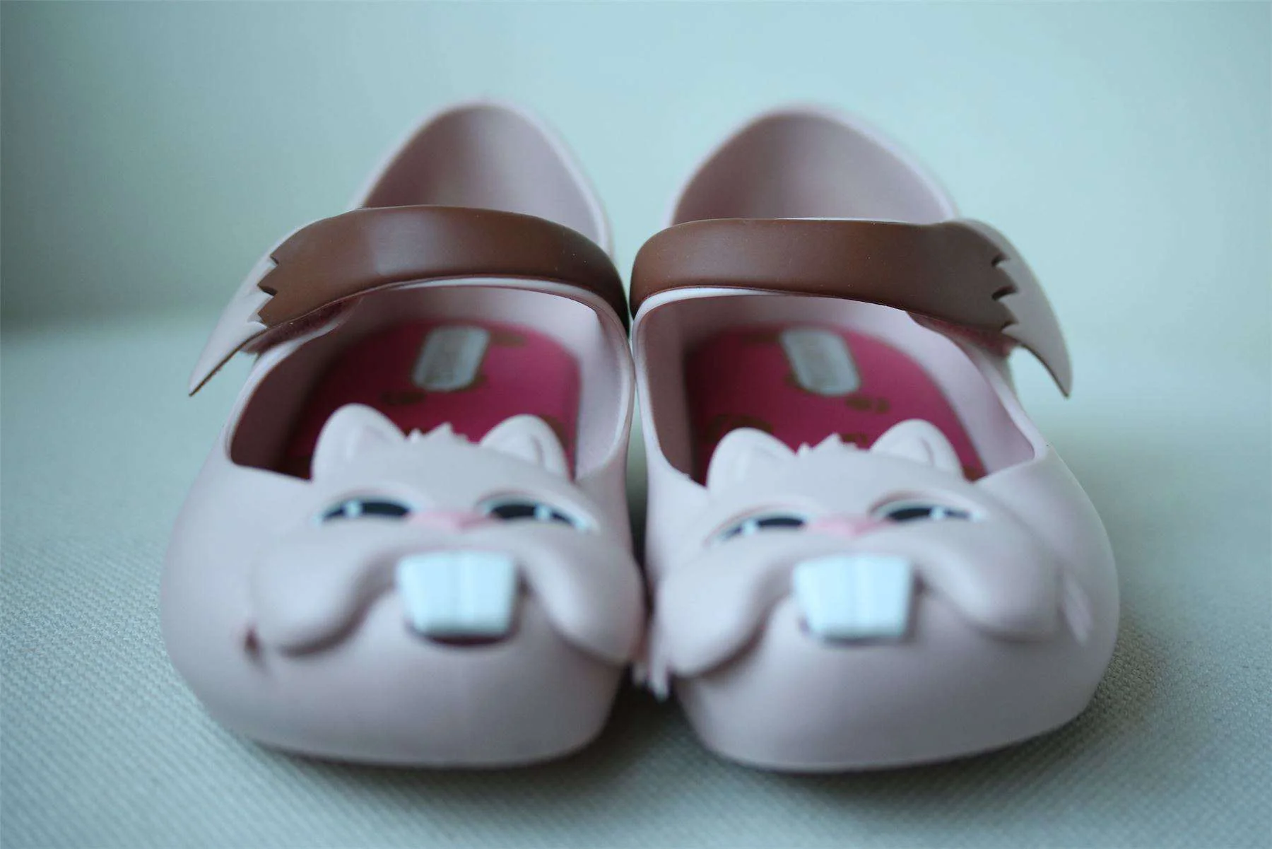MINI MELISSA PINK BEAVER JELLY SHOES EU 27 UK 9 - Image 2