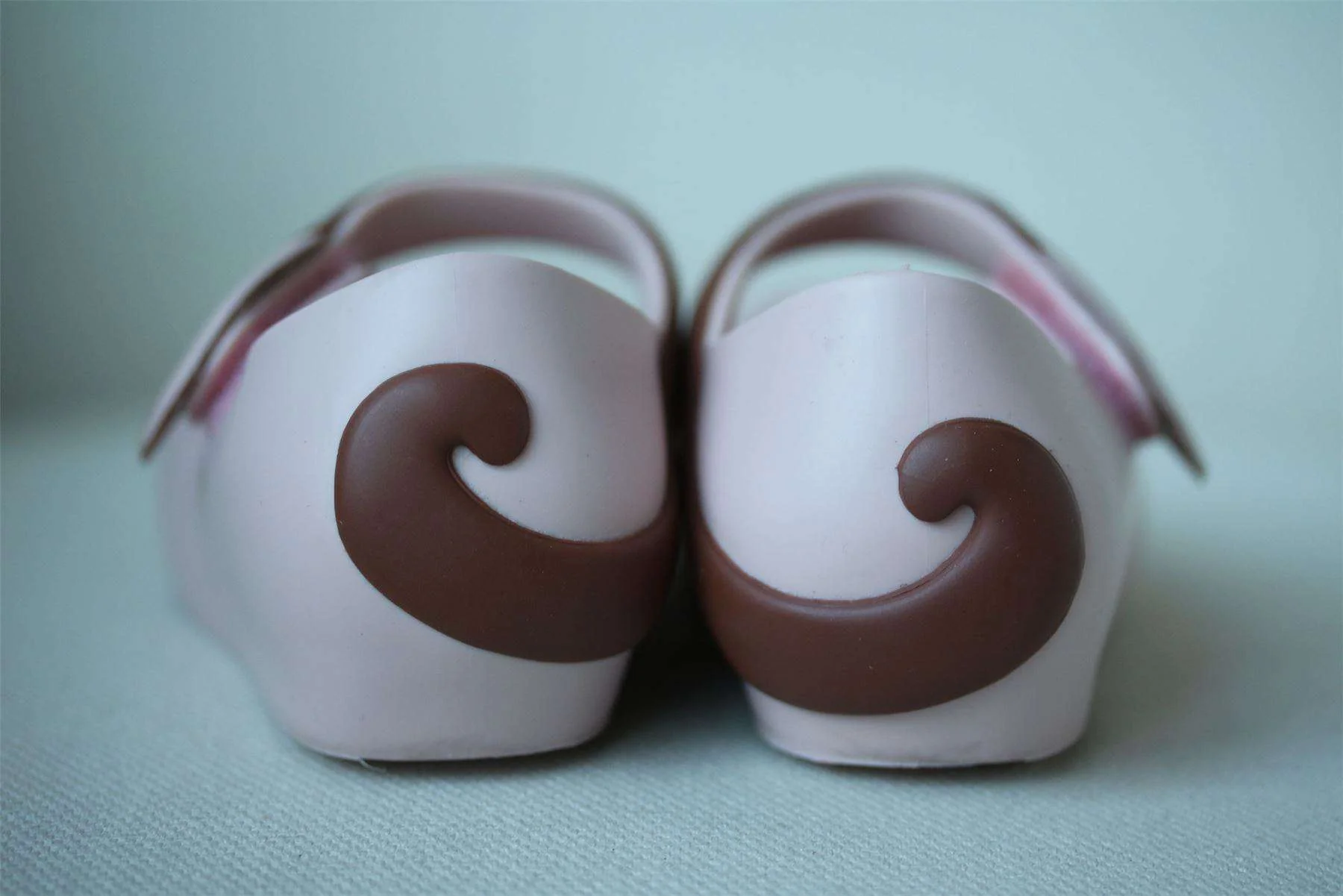 MINI MELISSA PINK BEAVER JELLY SHOES EU 27 UK 9 - Image 4
