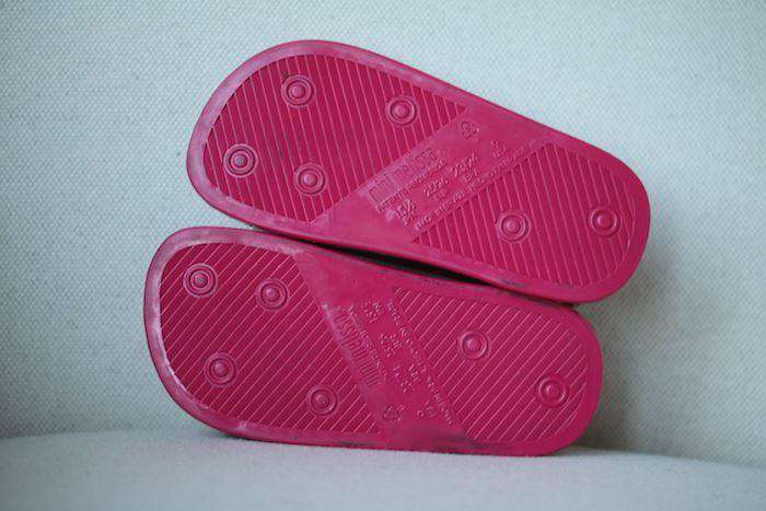 MINI MELISSA PINK GLITTER JELLY SANDALS EU 25-26 UK 8 - Image 4