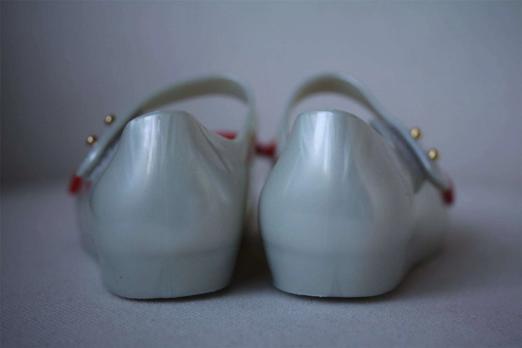 MINI MELISSA VIVIENNE WESTWOOD PEARL WHITE CHERUB JELLY SHOES EU 27 UK 9 - Image 4