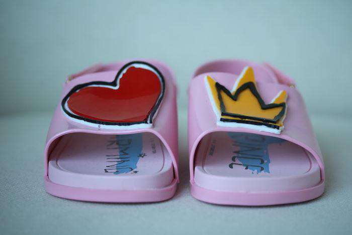 MINI MELISSA VIVIENNE WESTWOOD PINK ANGLOMANIA JELLY SHOES EU 25-26 UK 8 - Image 2