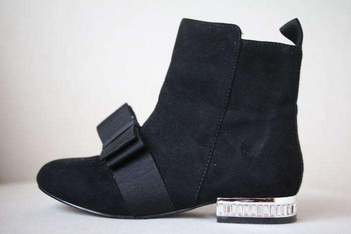 MINI MISS KG GIRLS BLACK SOLO BOOTS EU 28 UK 10