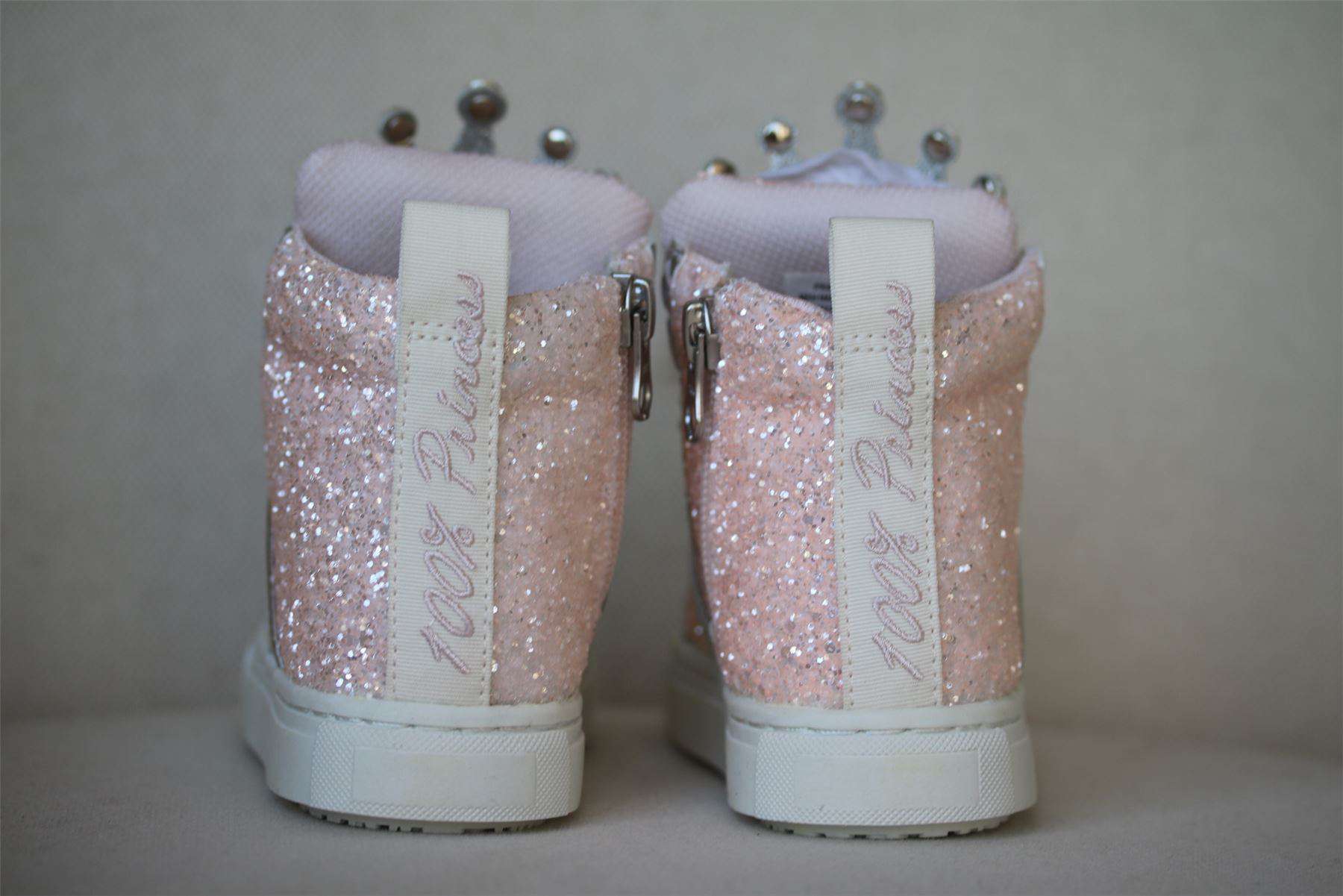 MINI MISS KG GIRLS PRINCESS PINK TRAINERS EU 25.5 UK 8 - Image 3