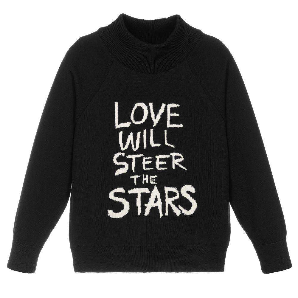 MINI RODINI COTTON LOVE SWEATER 4-5 YEARS - Image 2