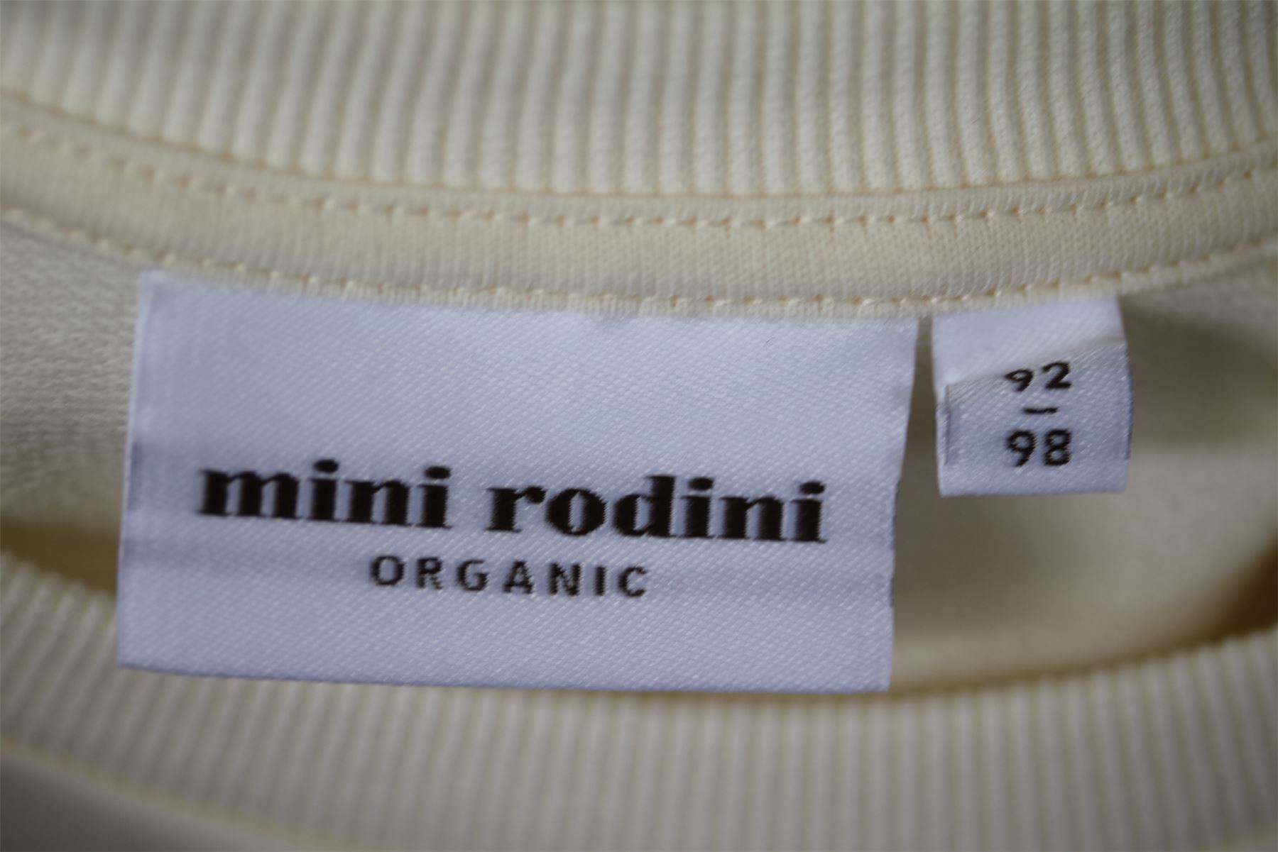 MINI RODINI IVORY COTTON APPLE SWEATER 2-3 YEARS - Image 3