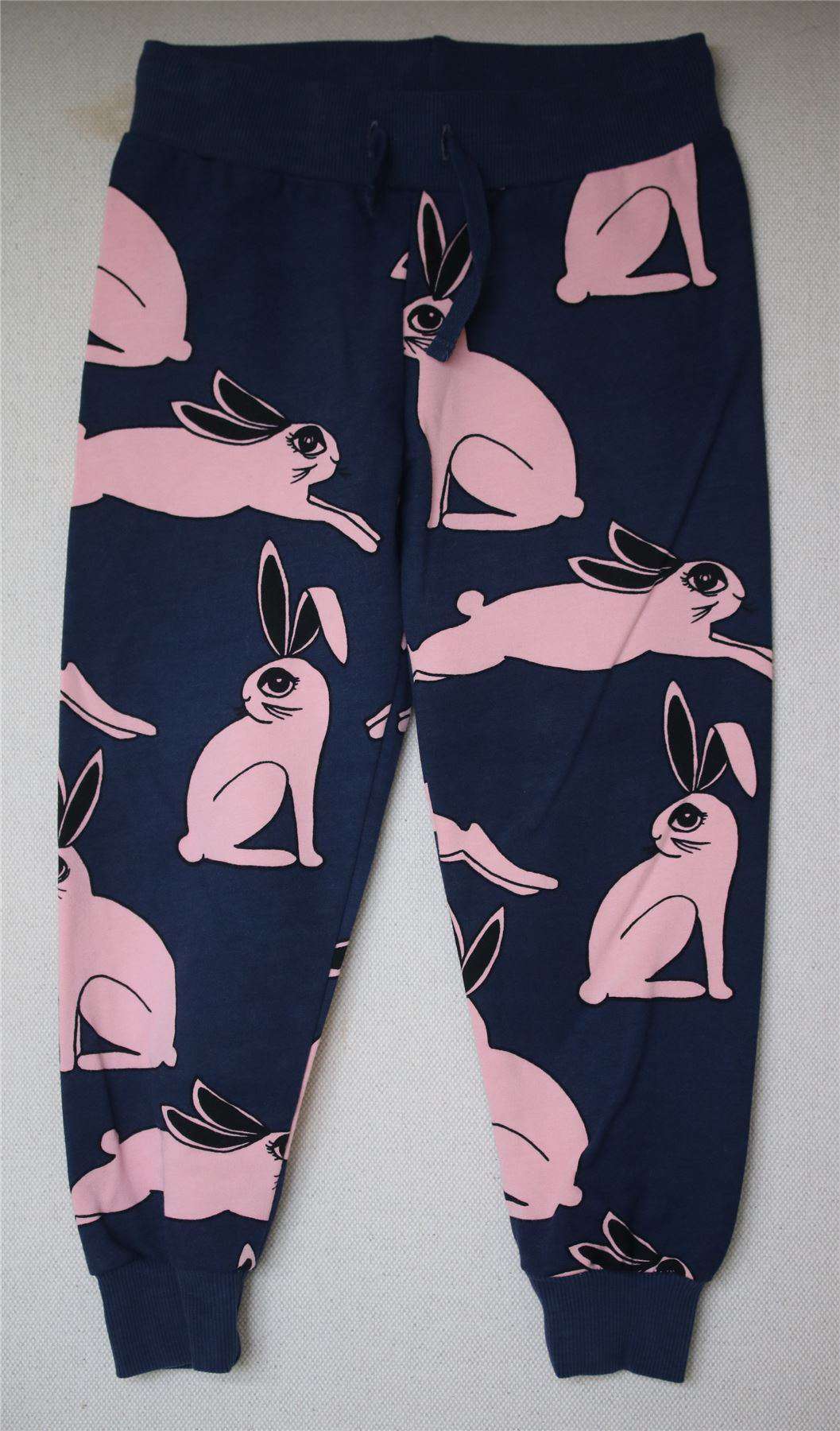 MINI RODINI NAVY BLUE HARE PRINT TRACKSUIT 2-3 YEARS - Image 5