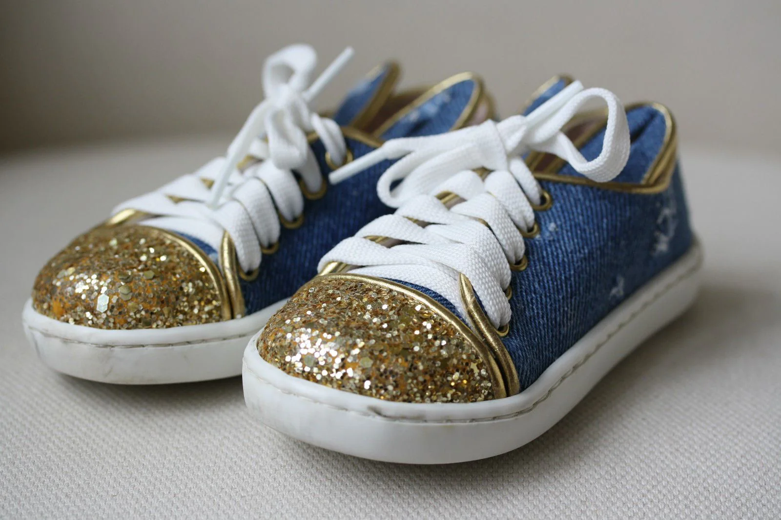 MINNA PARIKKA BABY DENIM BUNNY SNEAKERS SHOES EU 21 UK 4/5 - Image 11