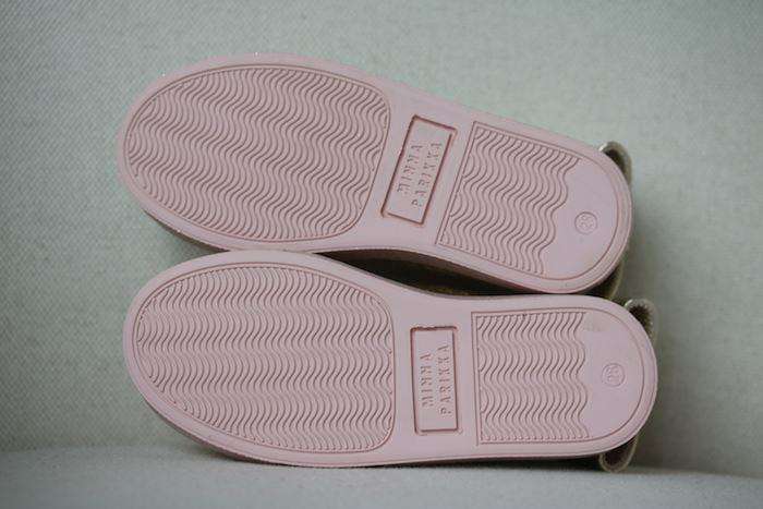 MINNA PARIKKA MINI GIRLS GOLD LEATHER BUNNY EAR SHOES EU 26 UK 8.5 - Image 4
