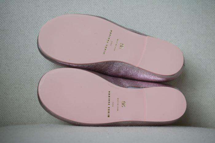 MINNA PARIKKA MINI GIRLS PINK LEATHER BUNNY EAR PUMPS EU 26 UK 8.5 - Image 4