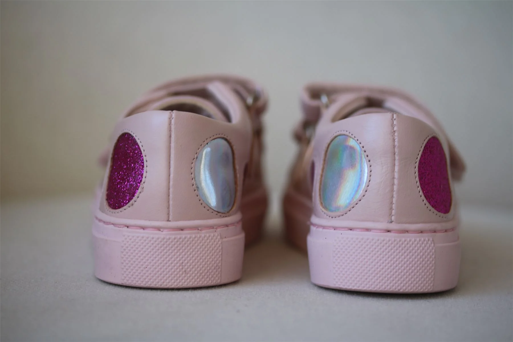 MINNA PARIKKA MINI GIRLS PINK VELCRO TRAINERS EU 25 UK 7.5 - Image 4