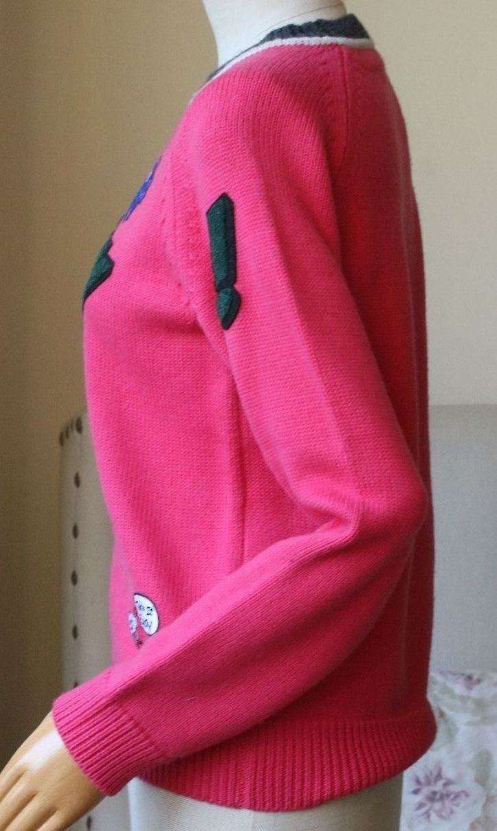 MIRA MIKATI FUN PATCHED SWEATER SMALL - Image 6