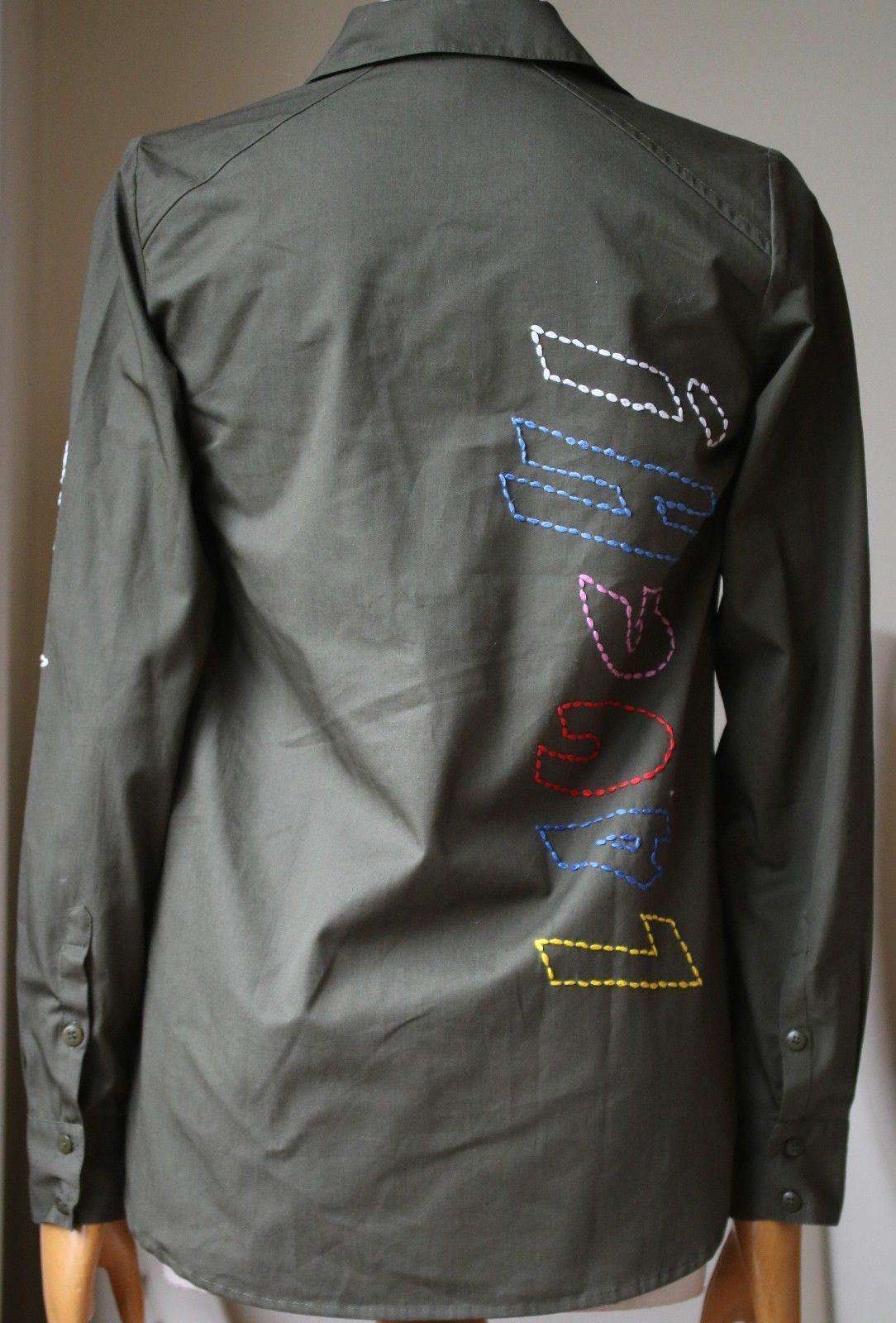 MIRA MIKATI SMILEY EMBROIDERED SHIRT US 4 UK 8 - Image 6