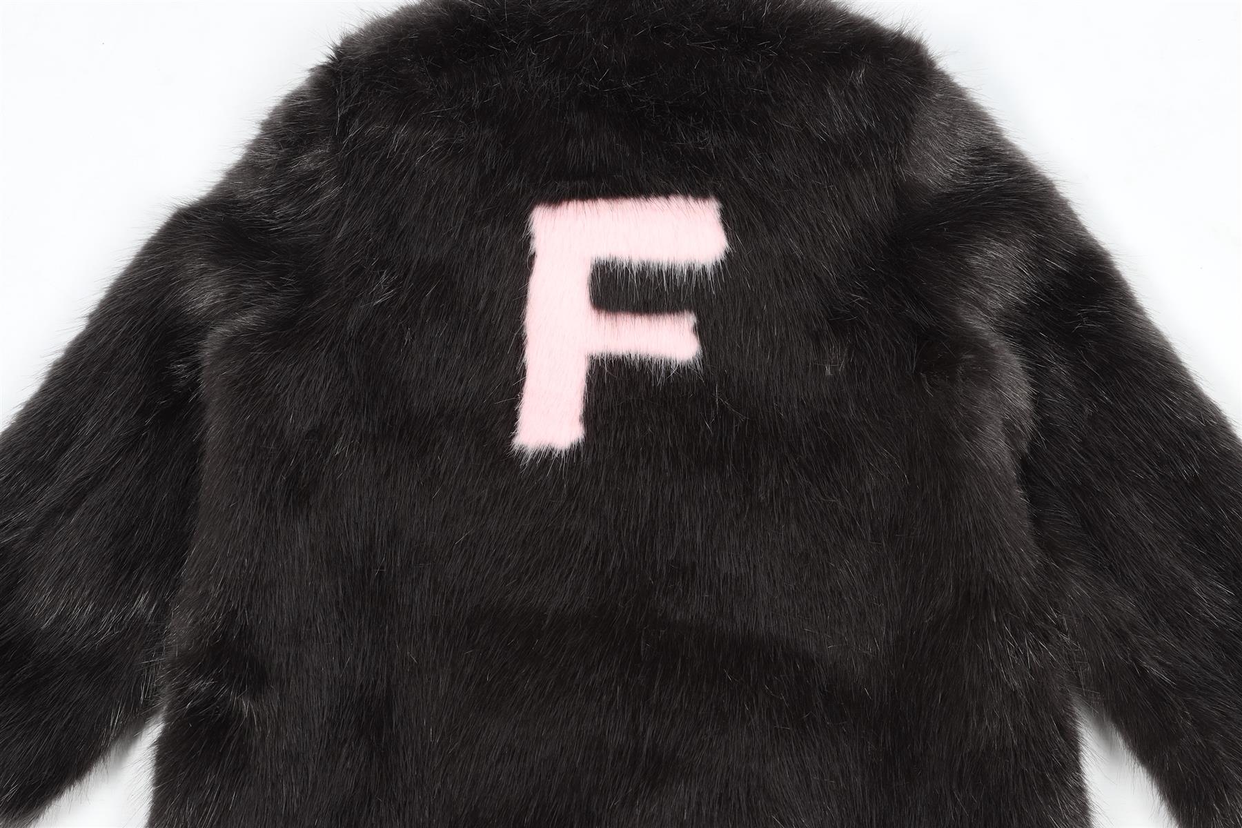 MIRANDA DUNN GREY KIDS GIRLS FAUX FUR COAT 6 YEARS - Image 5