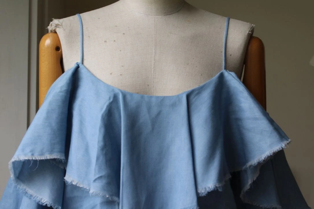 MISA MARINA DENIM TOP MEDIUM - Image 5