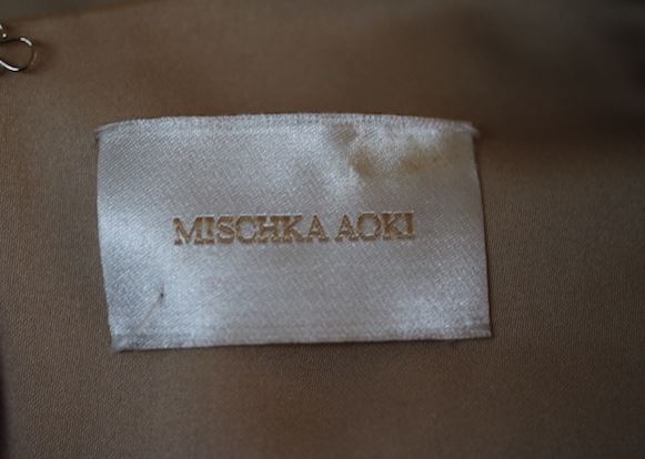 MISCHKA AOKI GIRLS GOLD EMBROIDERED DRESS 6 YEARS - Image 4