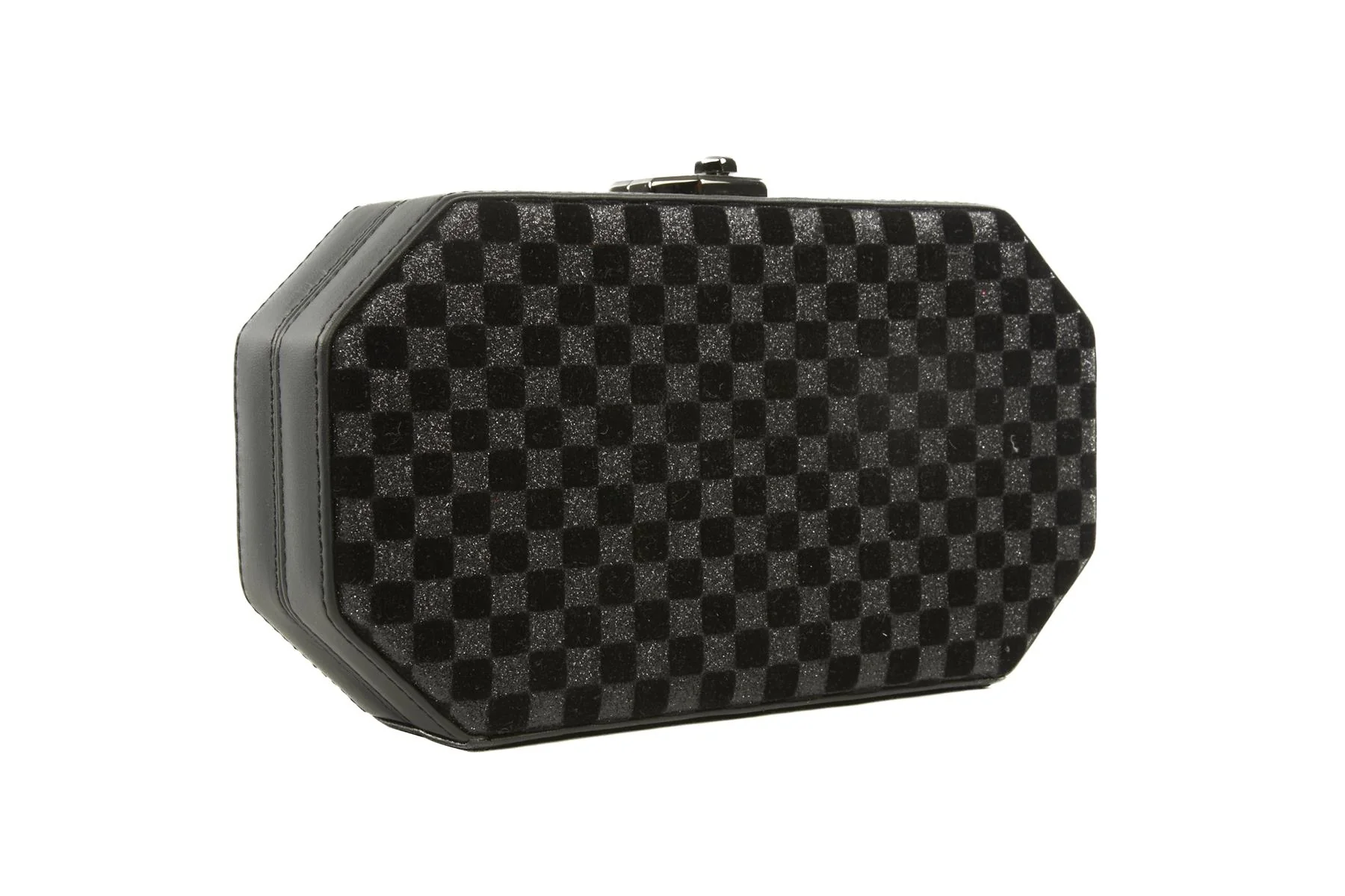 MISELA BLACK LEATHER CLUTCH - Image 3