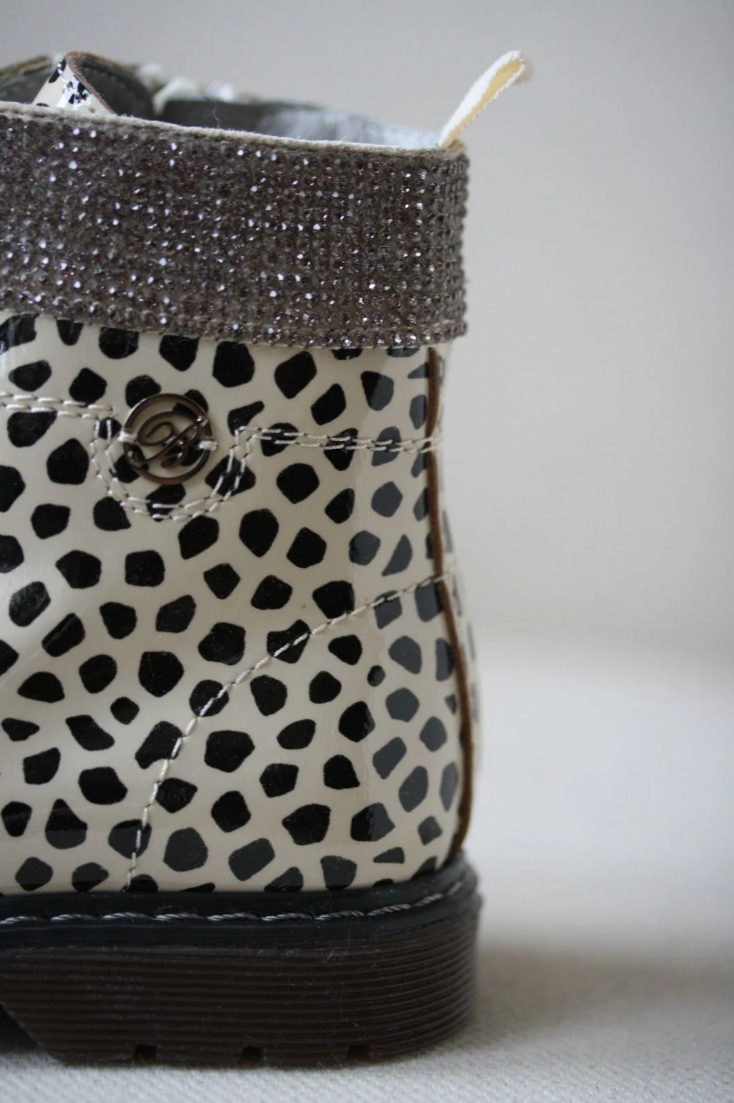 MISS BLUMARINE BABY DIAMANTE BOOTS EU 21 UK 4.5 - Image 4