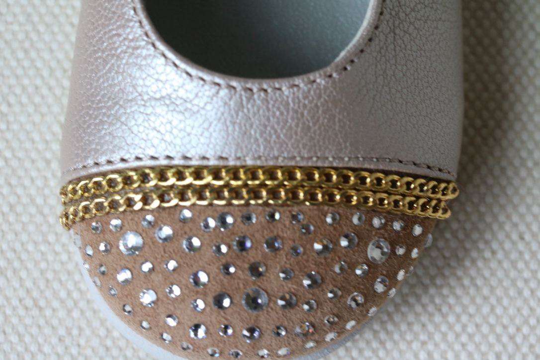 MISS BLUMARINE BABY EMBELLISHED SHOES EU 23 UK 6 - Image 8