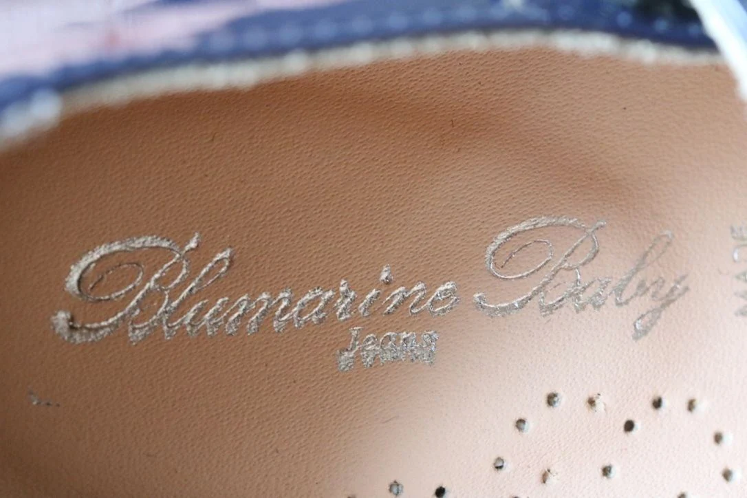 MISS BLUMARINE BABY GIRLS NAVY SHOES EU 23 UK 6 - Image 7