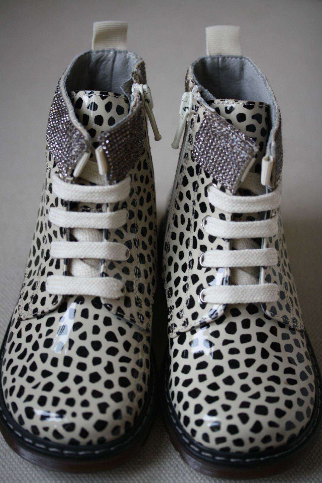 MISS BLUMARINE BABY KIDS DIAMANTE BOOTS EU 25 UK 8 US 9 - Image 10