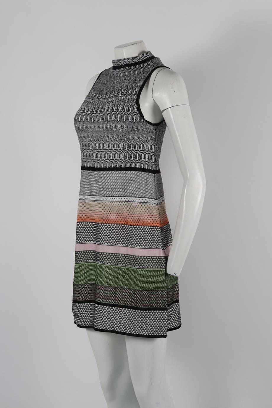 MISSONI CROCHET KNIT MINI DRESS IT 38 UK 6 - Image 3