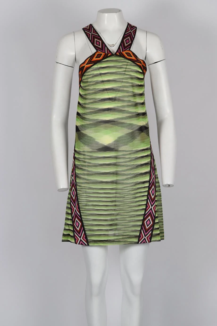 MISSONI CROCHET KNIT MINI DRESS IT 42 UK 10 - Image 2