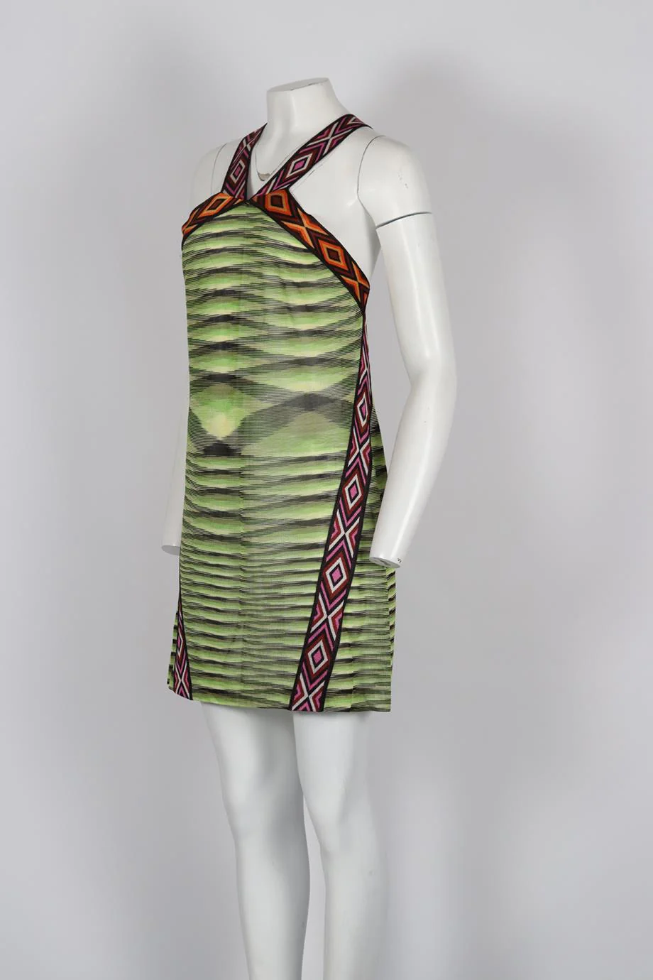 MISSONI CROCHET KNIT MINI DRESS IT 42 UK 10 - Image 3