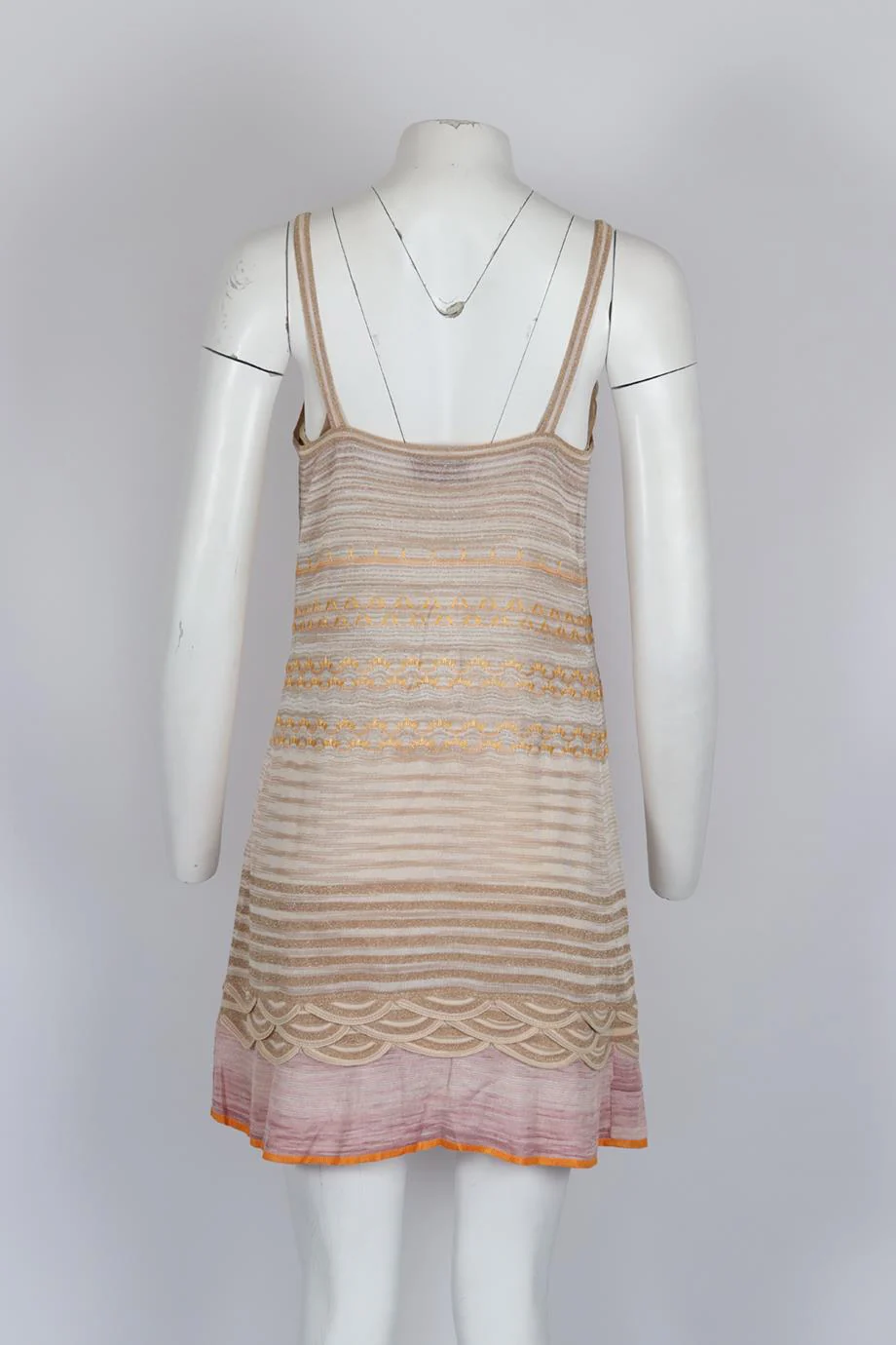 MISSONI CROCHET KNIT MINI DRESS IT 42 UK 10 - Image 4