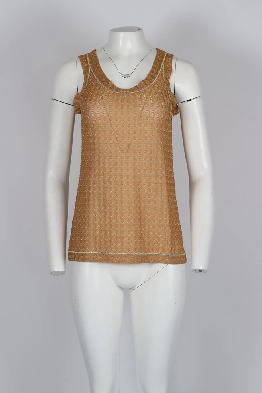MISSONI CROCHET KNIT TOP IT 44 UK 12 - Image 2