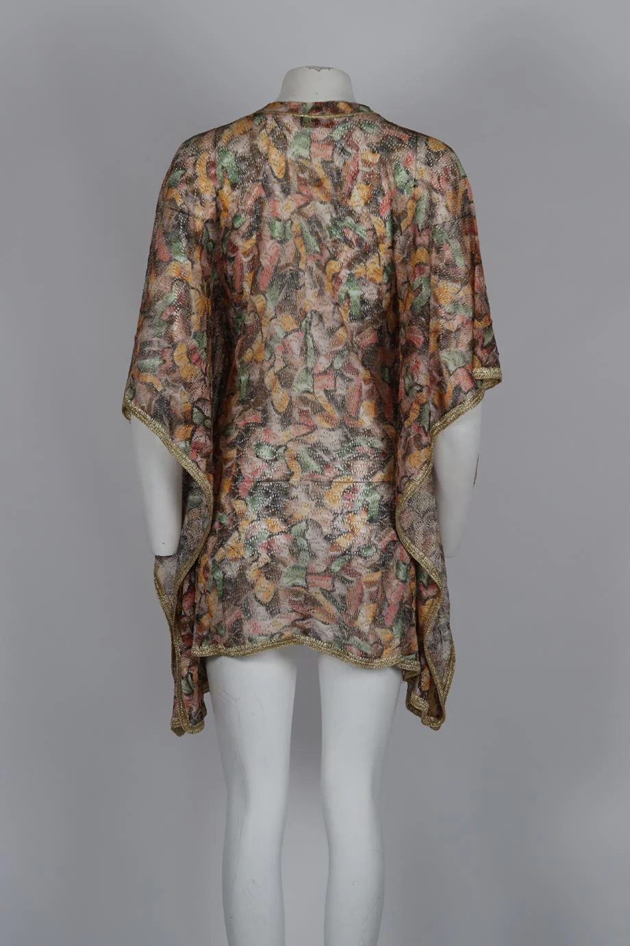 MISSONI MARE CROCHET KNIT KAFTAN MEDIUM - Image 4