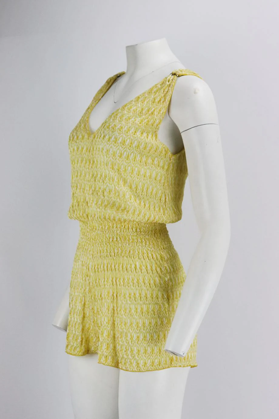 MISSONI MARE CROCHET KNIT PLAYSUIT IT 40 UK 8 - Image 3