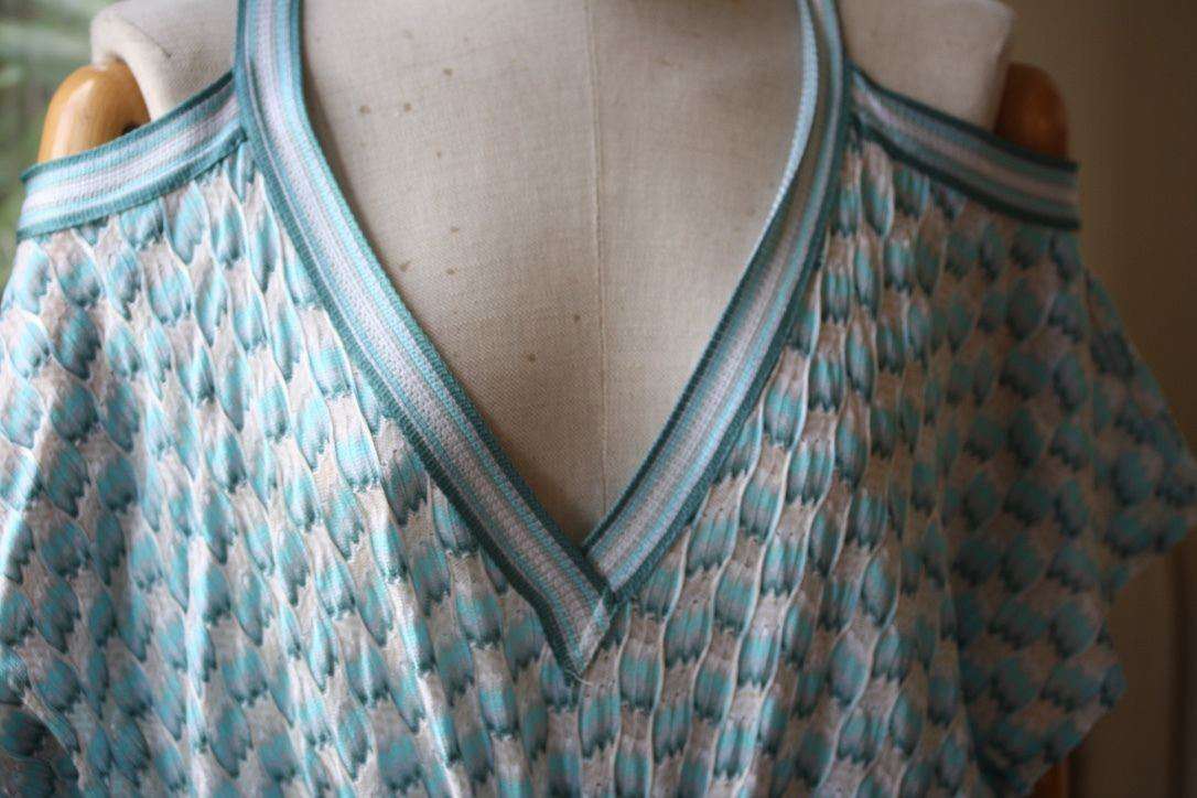 MISSONI MARE CUT OUT KAFTAN COVERUP DRESS IT 42 UK 10 - Image 10
