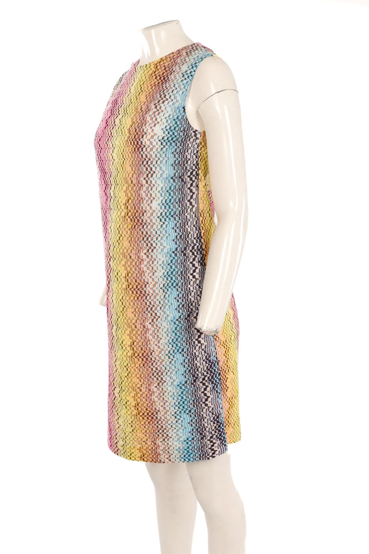 MISSONI MULTI CROCHET MIDI DRESS IT 42 UK 10 - Image 3