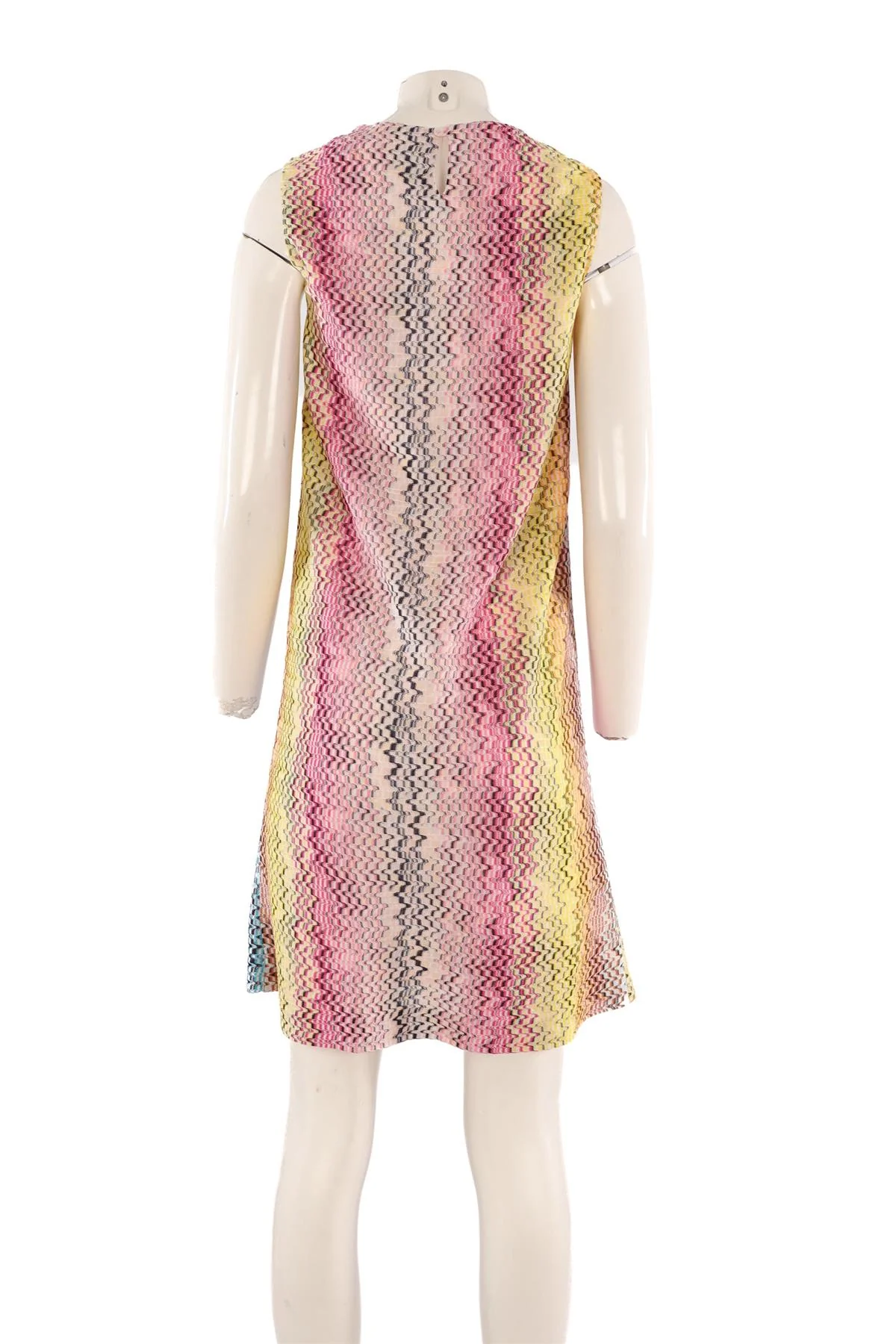 MISSONI MULTI CROCHET MIDI DRESS IT 42 UK 10 - Image 4
