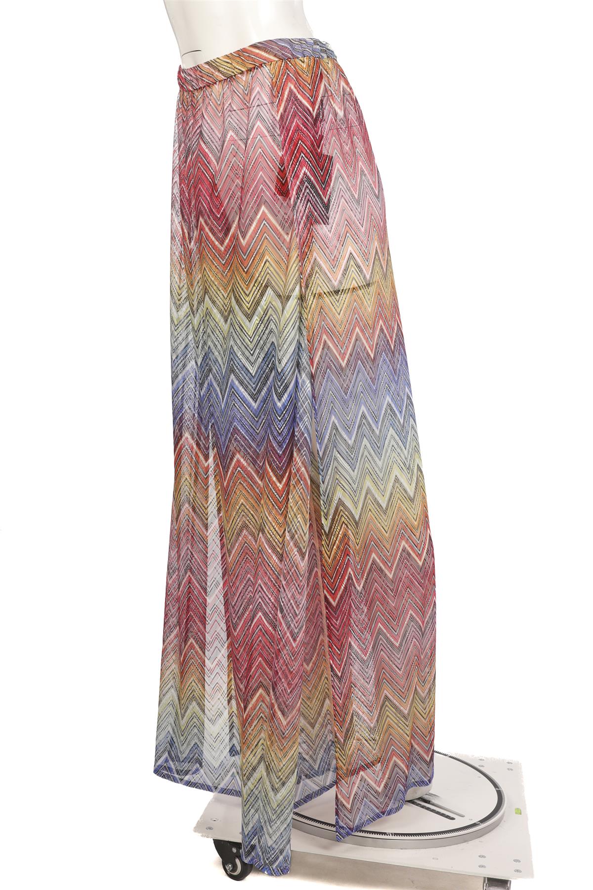 MISSONI MULTI CROCHET WIDE LEG PANTS IT 46 UK 14 - Image 3